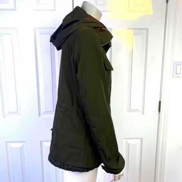 Michael KORS  green jacket with hoodie size xs - Picture 6 of 16